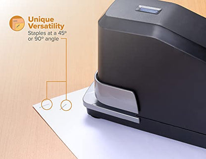 Bostitch Office Impulse Heavy Duty Electric Stapler Value Pack,45 Sheet Capacity,Includes 5,000 Staples & Staple Remover,No-Jam,Faster Stapling,Black,(Pack of 6) - size: 6-Pack