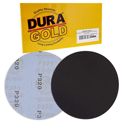 Dura-Gold 6" Wet or Dry Sanding Discs, 220 Grit (Box of 20), Hook & Loop - size: 220-Grit