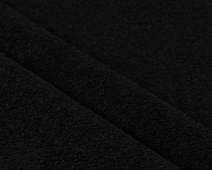 Durable Chenille Boucle Upholstery Fabric by the Yard for Chair Sofa Couch Bench Armchair bar stools (Black, 3 Yards (55" x 108")) - color: Black, size: 3 Yards (55" x 108")