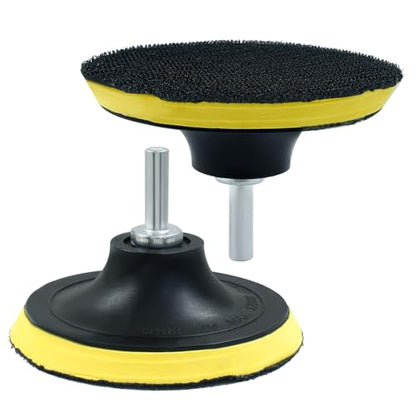 Luomorgo 4 Inch Hook & Loop Backing Pad Orbital Sander Polisher 2pcs - style: 4 Inch