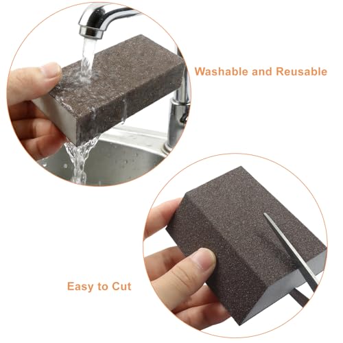 8 pcs 100 Grit Sponge Sanding Block - size: 100 Grit