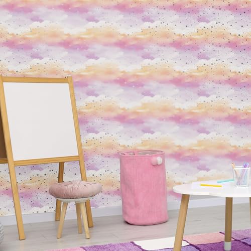 Main Street Peel and Stick Wallpaper Sheets, Cloud, 12-Pack - style: Cloud SCF Design