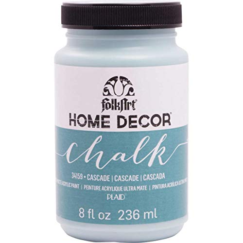 FolkArt Home Decor Chalk Furniture & Craft Paint in Assorted Colors, 8 ounce, Cascade,34159 - color: Cascade