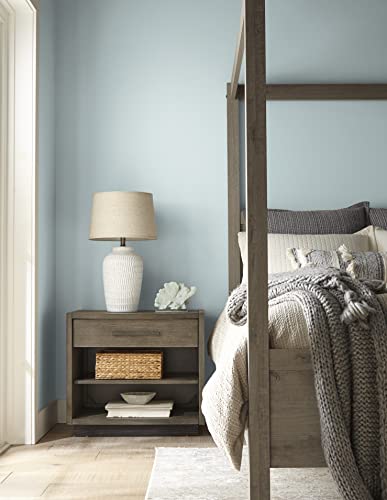 KILZ TRIBUTE Paint & Primer, Interior, Satin, Almost Aqua, 1 Gallon - color: ALMOST AQUA, size: 128 Fl Oz (Pack of 1)