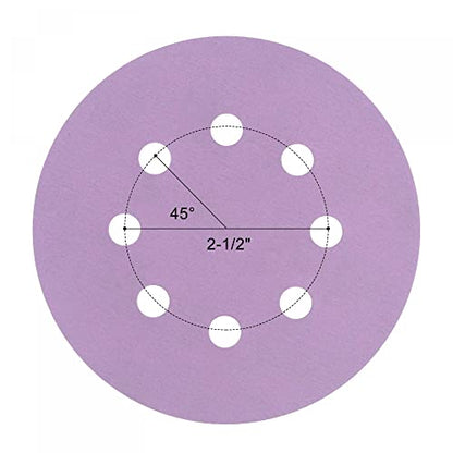 uxcell 15Pcs 5-Inch Purple Sanding Discs 7000 Grits 8 Hole Hook and Loop Professional Aluminum Oxide Sand Paper Wet Dry Polish for Wood Metal Paint Finish - style: 7000 Grit