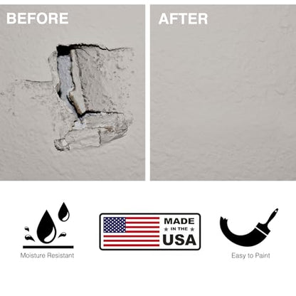 Denex Drywall Repair Panel - 6"x6"x1/2" - (2 Pack) - Moisture Resistant - style: (2 Pack)