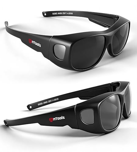 AnTools UV Protection Safety Goggles, ANSI Z80.3-2018 Certified, Impact-Resistant Eyewear for Traffic Signal Recognition, Outdoor Use, Anti-Glare Protective Glasses for Work & Sports
