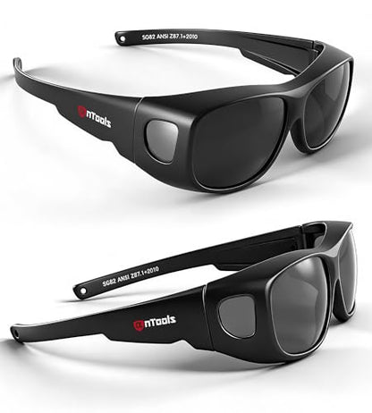 AnTools UV Protection Safety Goggles, ANSI Z80.3-2018 Certified, Impact-Resistant Eyewear for Traffic Signal Recognition, Outdoor Use, Anti-Glare Protective Glasses for Work & Sports
