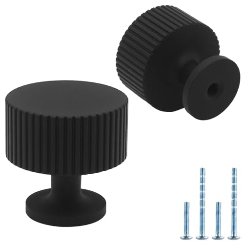 30 Pack Black Cabinet Knobs Dresser Knob, Matte Black Drawer knobs - color: Black, size: 30 Pack