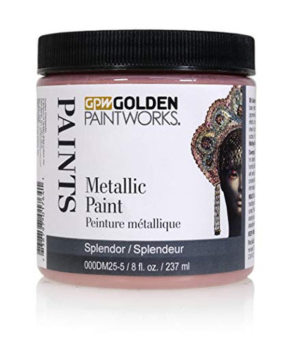 Metallic Paint, 8 oz Jar, Splendor - color: Splendor