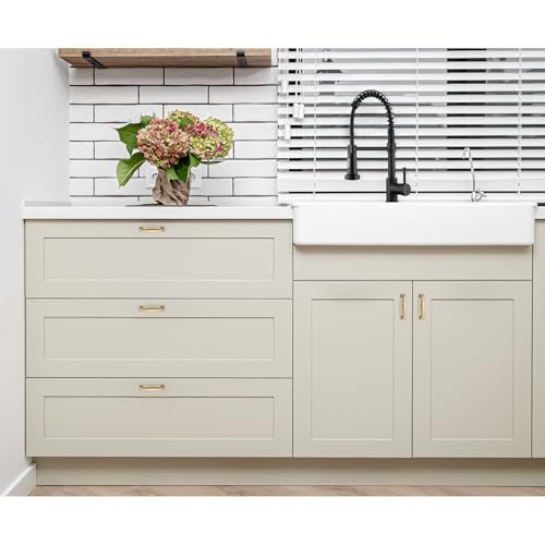 Ravinte Champagne Bronze Cabinet Handles Solid Cabinet Pulls 3 Inch 30 Pack - color: Champagne Bronze