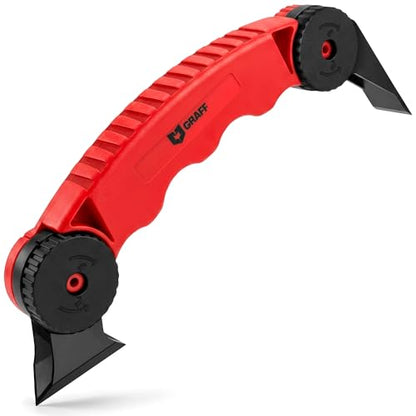GRAFF Sealant Removal Knife with Adjustable Heads for Silicone Caulk