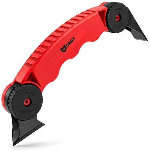 GRAFF Sealant Removal Knife with Adjustable Heads for Silicone Caulk