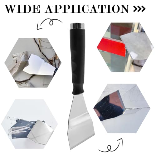 3 Inch Bent Scraper, Stainless Steel Paint Scraper