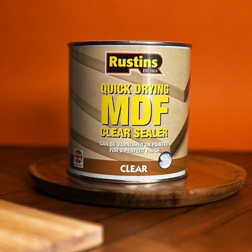 Rustins Quick Drying MDF Clear Sealer 500ml | 16.9 Fl. Oz. - size: 500ml