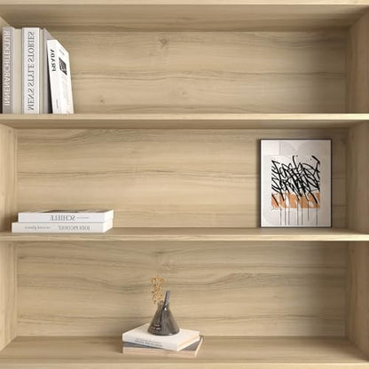 CHIHUT Large Size Wood Grain Contact Paper for Cabinet Shelf Waterproof Light Wood Peel and Stick Wallpaper for Kitchen Bathroom Faux Oak Wooden Wall Paper Self Adhesive Removable Vinyl Film 24"x472" - size: 24" x 472"