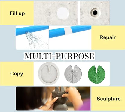 Epoxy Putty, 12oz White Stick Sculpt Clay Fix Leaks, Cracks, Filling - color: White