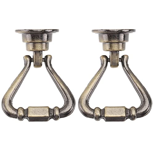 Tinksky Antique Cabinet Cupboard Wardrobe Drawer Knob Door Pull Handle - 1 Pair