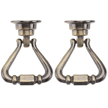 Tinksky Antique Cabinet Cupboard Wardrobe Drawer Knob Door Pull Handle - 1 Pair