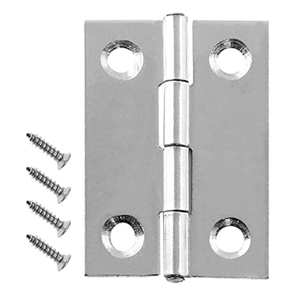 Biaungdo 2 Inch Butt Hinge, Stainless Steel Small Hinges, 10 Pack - size: 2 Inch