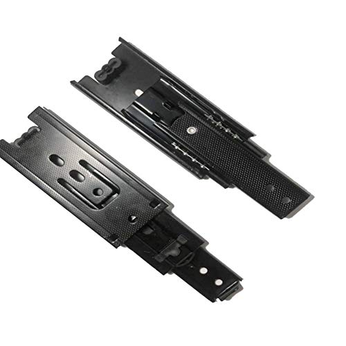 Furniture 4-inch Length Full Extension Drawer Slides Telescopic Ball Bearing Slide Rail 2pcs - size: 4 Inch