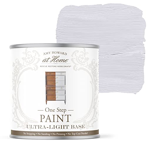 AMY HOWARD AT HOME Chalk-Based One Step Paint for Furniture, Cabinetry, Decor, Finish, and More | No Stripping, Sanding, or Priming | Ultra-Light Base | 16 Ounce | Chelsea Square - color: Chelsea Square, size: 16 Fl Oz (Pack of 1)