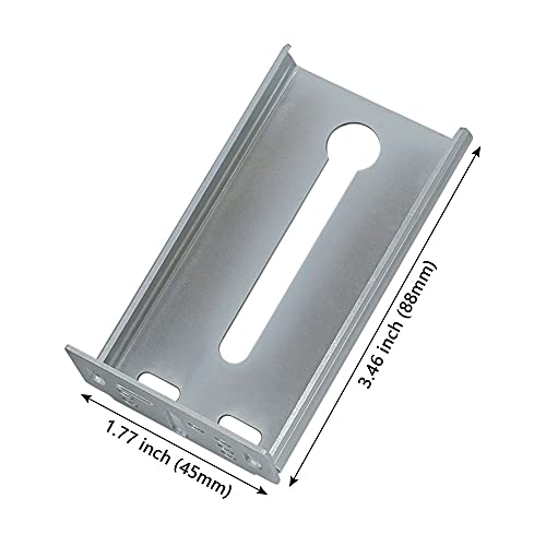 LONTAN 2 Pair Soft Close Drawer Slides 22 Inch Cabinet Drawer Slides & 2 Pair Metal Rear Mounting Brackets for Face Frame Cabinets