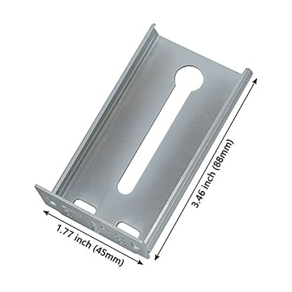 LONTAN 2 Pair Soft Close Drawer Slides 22 Inch Cabinet Drawer Slides & 2 Pair Metal Rear Mounting Brackets for Face Frame Cabinets
