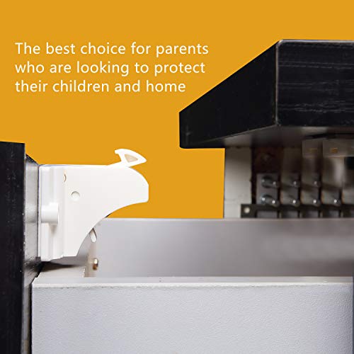 Vmaisi Magnetic Cabinet Locks for Babies (Stardand, Unit Count 4)