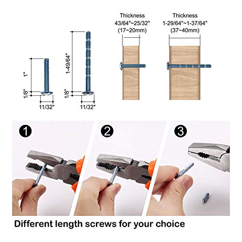 Amerdeco 10 Pack Champagne Bronze Cabinet Pulls 8.8" - color: Champagne Bronze, size: 8.8" hole center