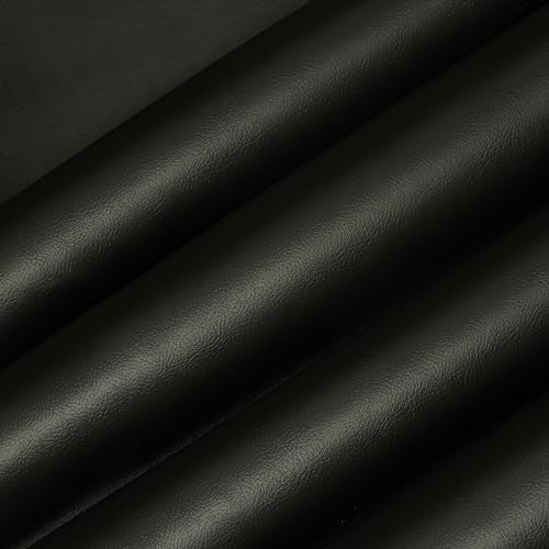 Vinyl Ebony Black 54" Wide 5 Yards Auto Home Commercial - color: Black Ebony, size: 5 Yards