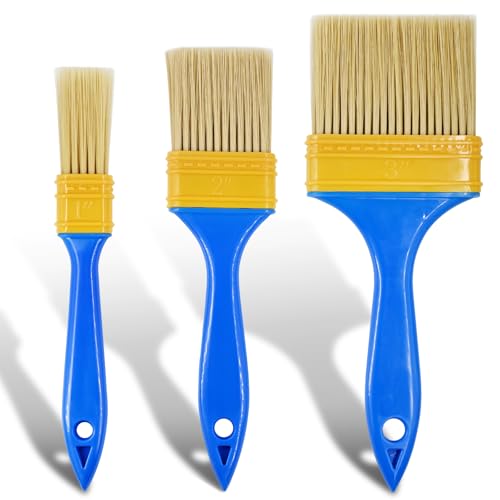 DTDNZKN 3 Pack Paint Brushes Set, Blue