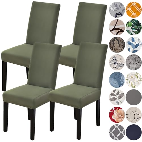 HZDHCLH Dining Chair Covers Set of 4 Stretch Chair Slipcovers Washable - color: D, size: 4 PCS