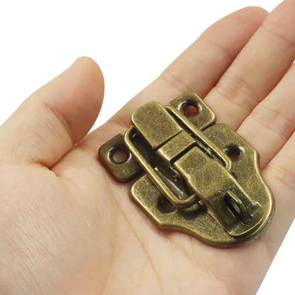 2-Pack Metal Toggle Latch, Bronze - color: Bronze