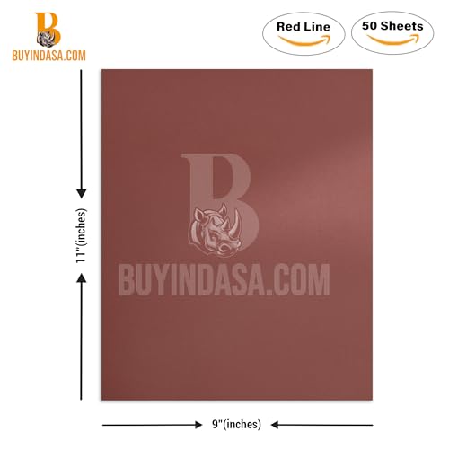 INDASA Rhynowet Red Line Wet Dry Sanding Sheets 9 x 11 Inch 180 Grit Waterproof Latex Backing Abrasive Paper for Wood Metal Automotive Surface Prep Pack of 50 - size: 180-Grit 9"x11"