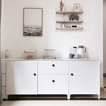 homdiy 35 Pack Matte Black Cabinet Knobs, Solid Round Drawer Knobs, Modern Kitchen Cabinet Hardware for Bedroom Dresser, Cupboard, Drawers - color: Black, size: 35 Pack