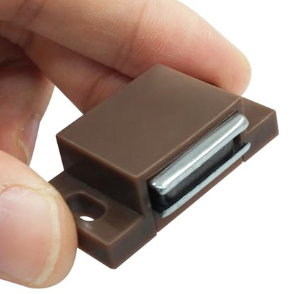 Litoexpe 6 PCS Brown Magnetic Door Catch - color: Brown