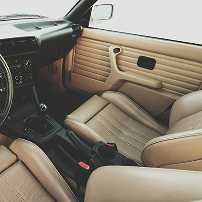 Marine Vinyl Fabric Waterproof Leather Material 55"×108" Beige - color: Beige, size: 108"×54"