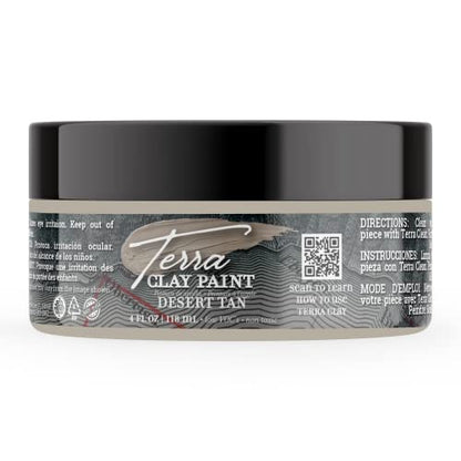 Dixie Belle Paint Company Terra Clay Paint - Desert Tan (4oz) - color: Desert Tan, size: 4 Fl Oz (Pack of 1)