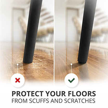 X-Protector 357 Pcs Black Felt Furniture Pads - Heavy Duty Floor Protectors - size: 357 PCS Black