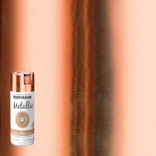 Rust-Oleum Metallic Copper Spray Paint - color: Copper, size: 11 Ounce (Pack of 6)