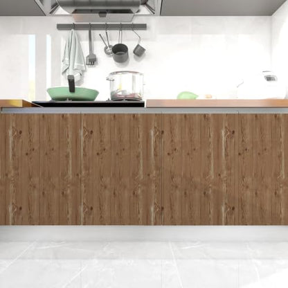SOON AFTER Texture Wood Peel and Stick Wallpaper, Size 15.7"x236"/Roll - color: Texture JF014, size: 15.7" x 236"