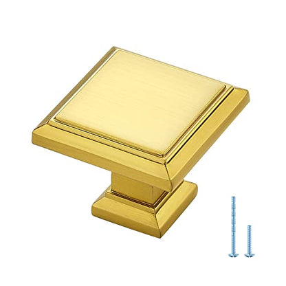 Ravinte Hardware Gold Cabinet Pulls, Single Hole, 5 Pack - color: Gold, size: Single Hole