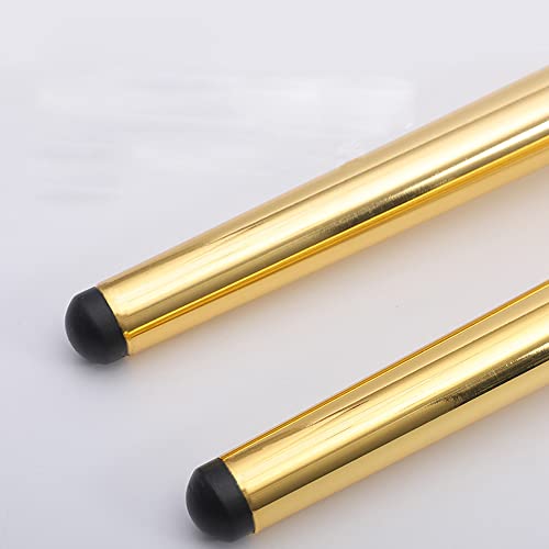 Osring 16 Inch Furniture Table Legs Straight, Gold Metal Coffee Table Feet - size: 16 Inch