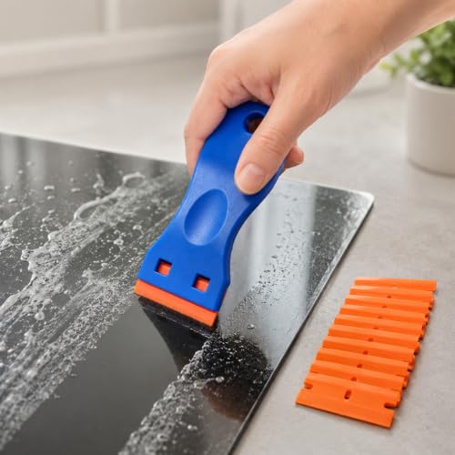 11Pcs Silicone Caulking Tool 3 in 1 Stainless Steel Head Scraper Caulk Remover Sealant for Kitchen Bathroom Window - color: 11Pcs