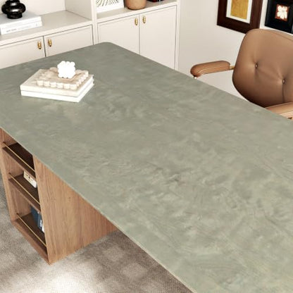 Green Grey Wood Grain Contact Paper Peel and Stick Wood Wallpaper - color: Grey Green Wood