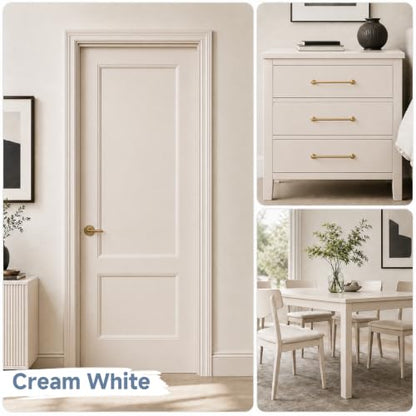 Matte Wood Furniture Paint, Cream White, 16 Fl Oz with Tools - color: Cream White, size: 16 Fl Oz (Pack of 1)