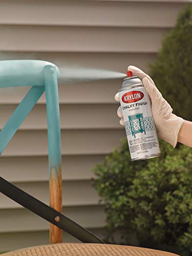 Krylon K04102007 Chalky Finish Spray Paint, Misty Gray, 12 Ounce - color: Misty Gray