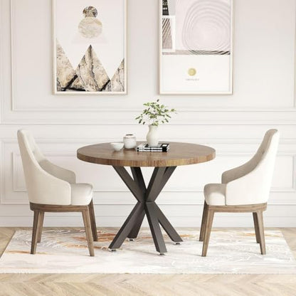 28" Metal Table Base with Suction Cups, Fits Glass Marble Wood - color: Metal Black