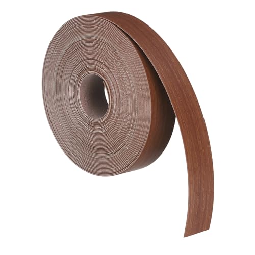 uxcell 1-3/8 Inchx25ft Wood Veneer Edge Banding Pre-Glued Flexible - size: 1-3/8 Inch x 25ft
